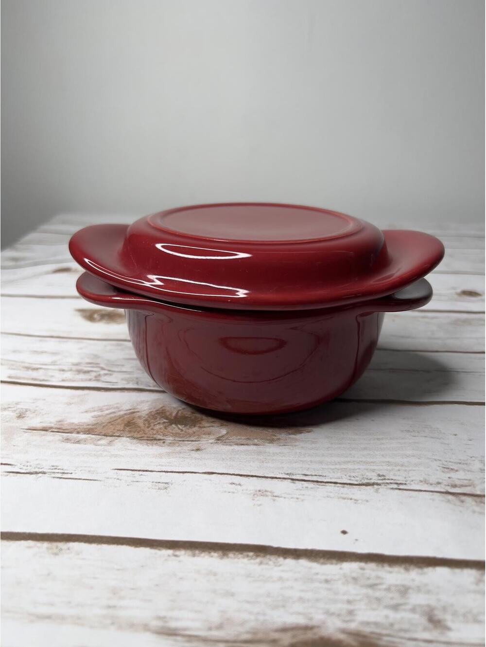 Chantal Make and Take Lidded Casserole Personal size 3 cup